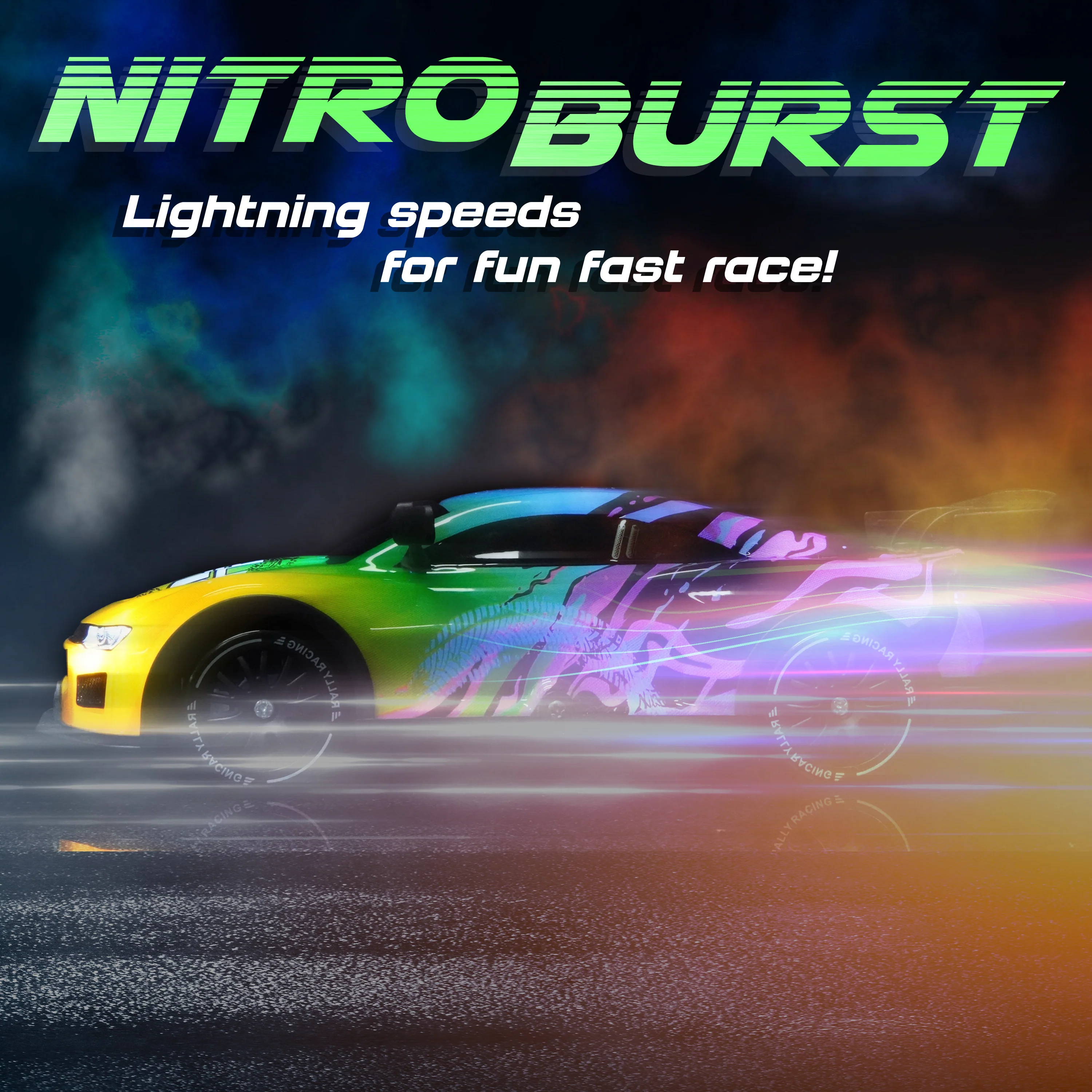 Force1 High-Speed Turbo Drift Racing RC Car - Image 3
