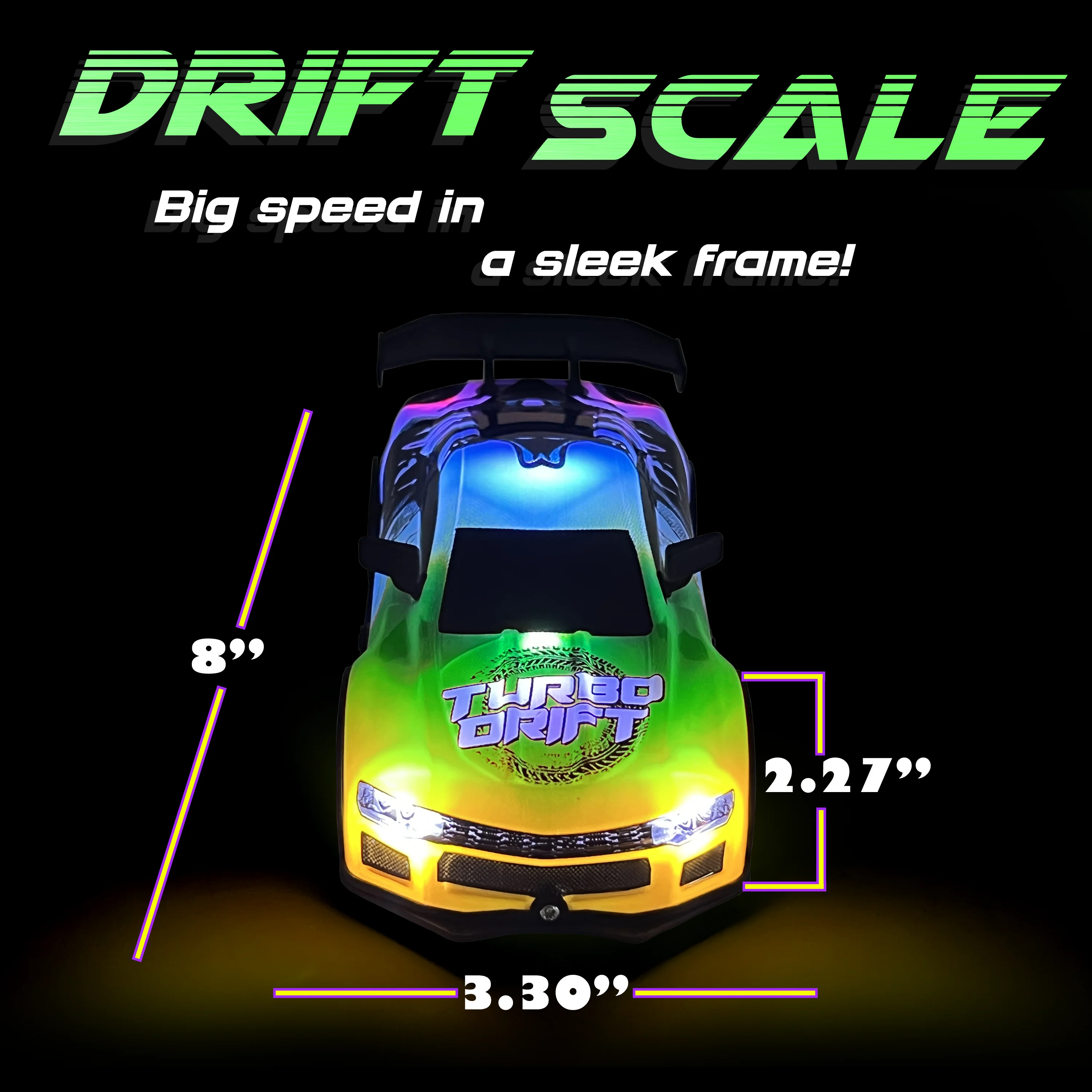 Force1 High-Speed Turbo Drift Racing RC Car - Image 6