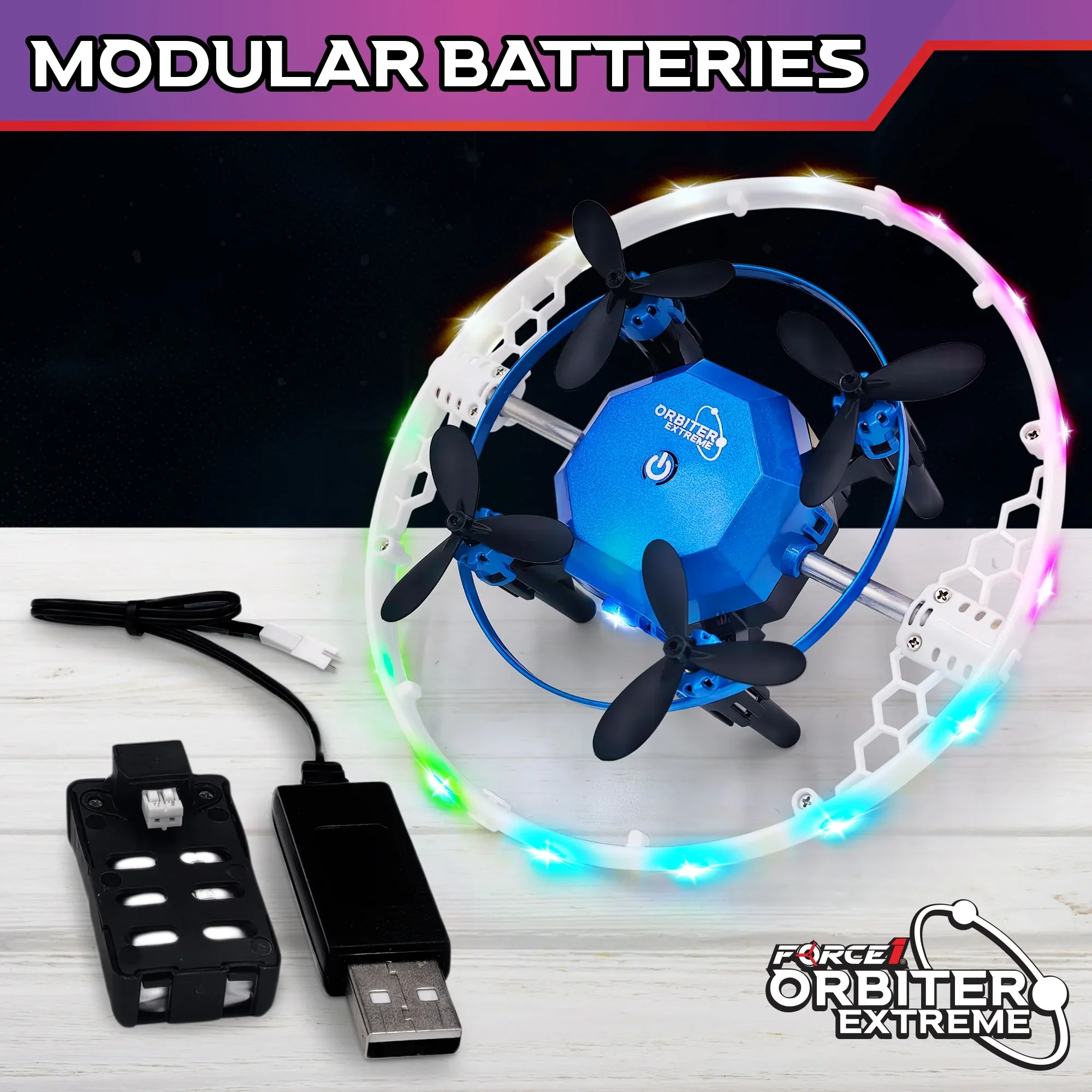 Force1 Obiter Extreme RC Aerial Drone with 360 Spins - Image 6