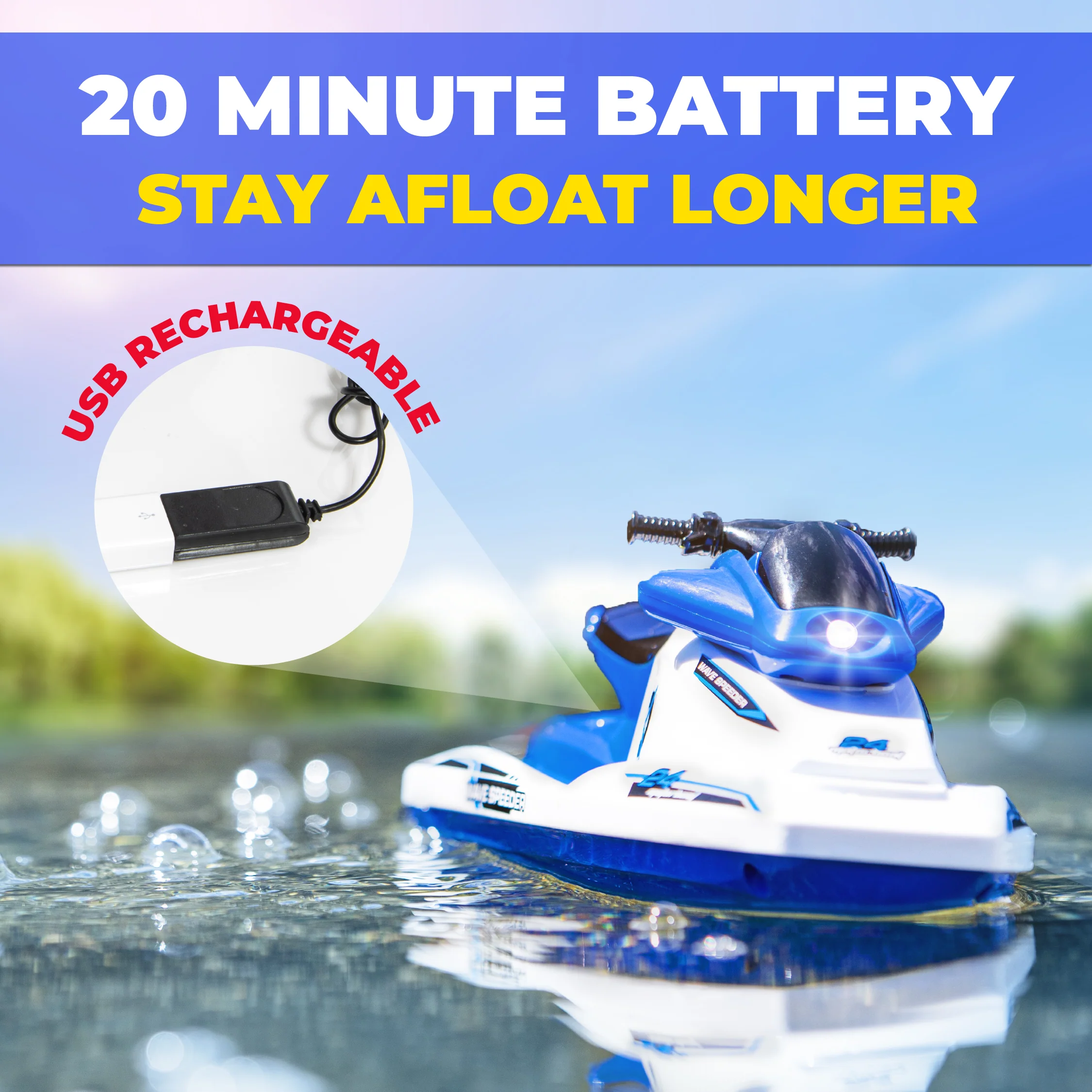 Wave Speeder RC Motor Boat - Image 10