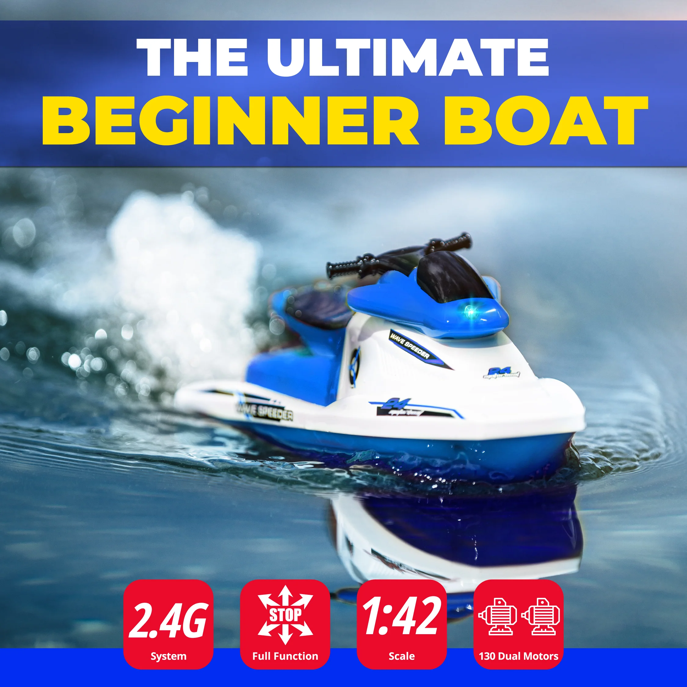 Wave Speeder RC Motor Boat - Image 8