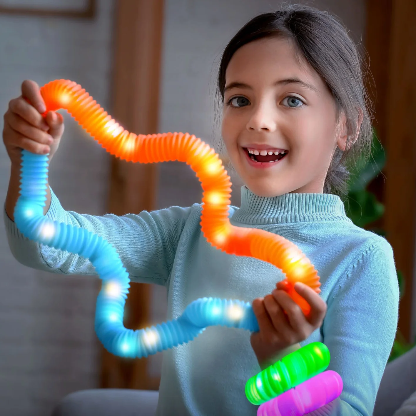 Party City LED Light Up Pop Tubes Bulk Party Favors - 24pk - Image 5