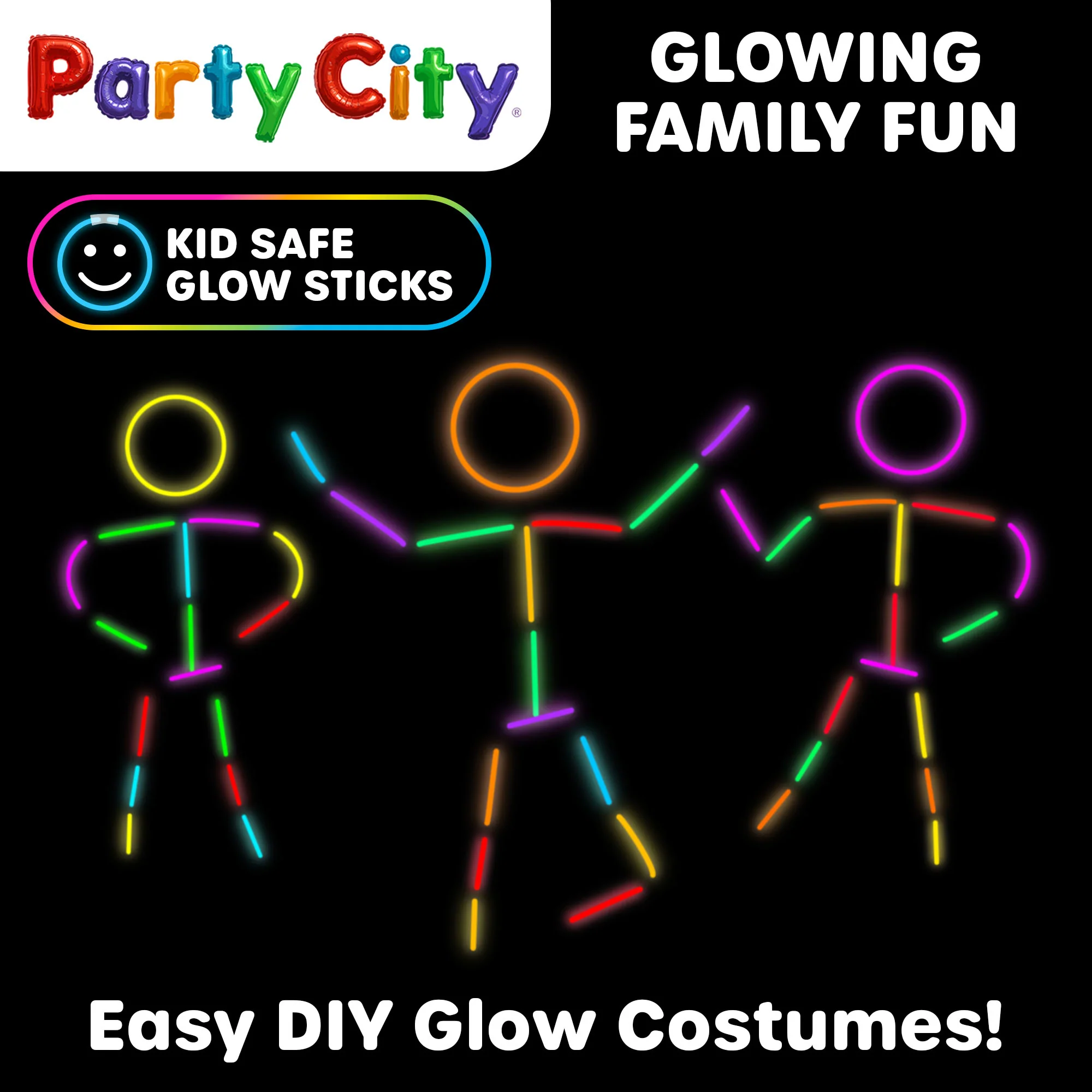 Party City 8" Bendable Glow Sticks Bulk Party Pack - 300pk - Image 5