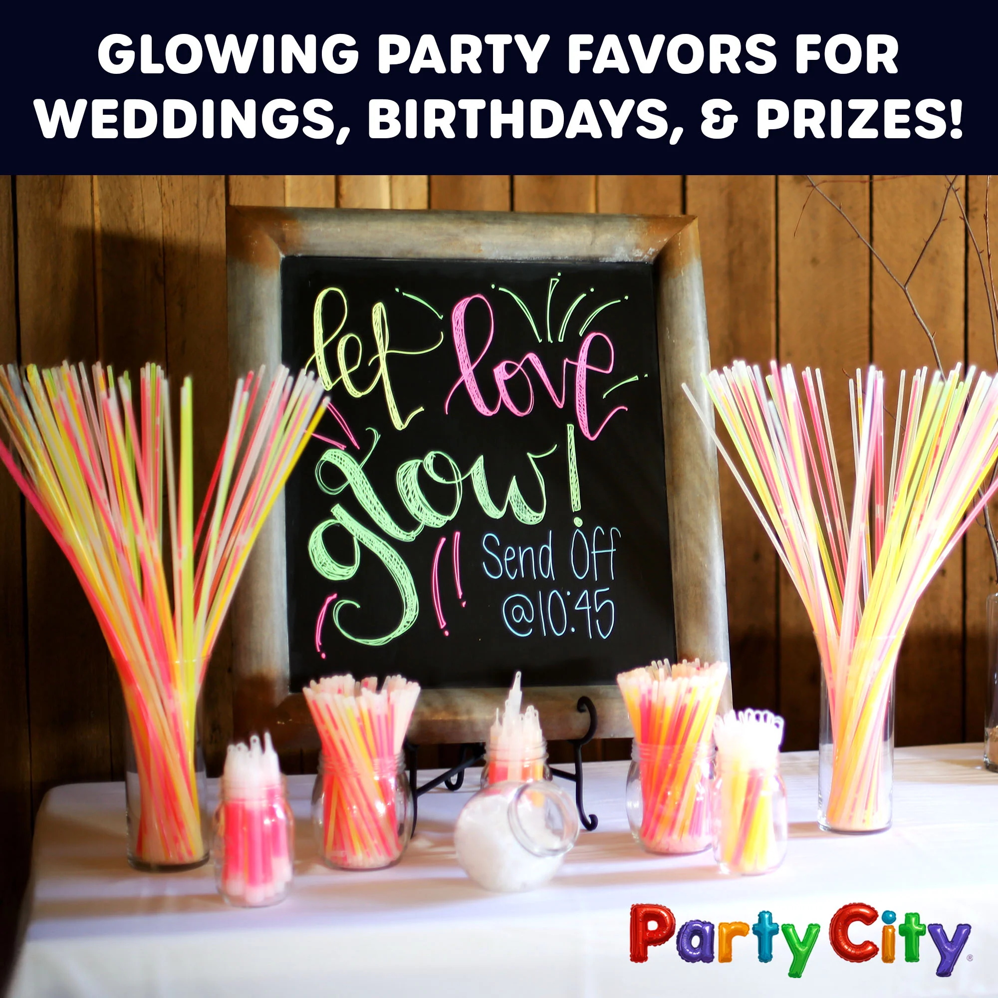 Party City 8" Bendable Glow Sticks Bulk Party Pack - 300pk - Image 6