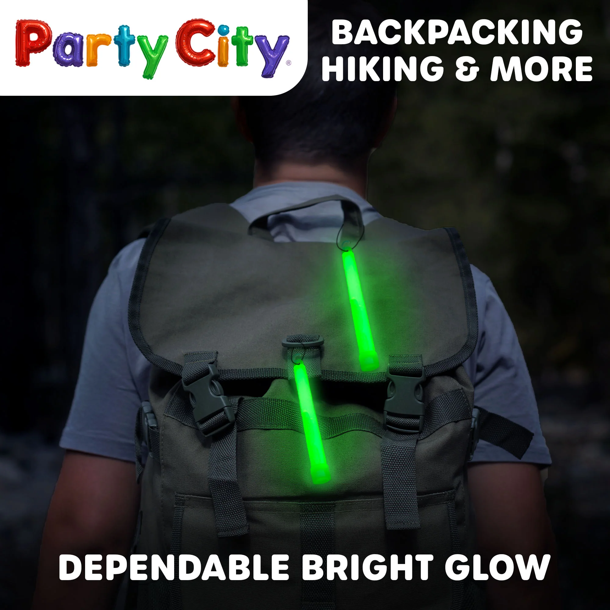 Party City 6" Glow Sticks Bulk Pack Green - 12pk - Image 4