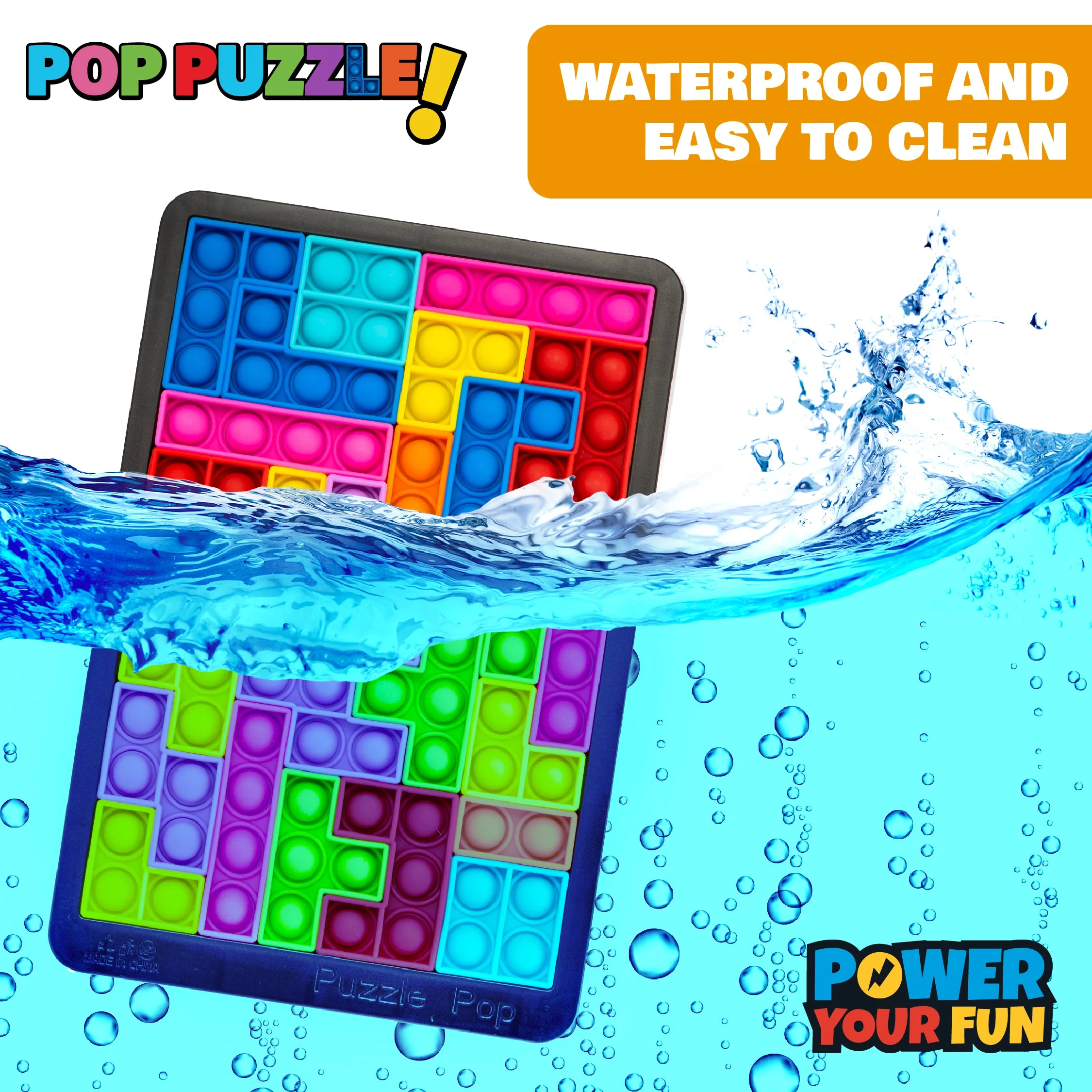 Power Your Fun 27pc Pop Puzzle Popper Fidget Game - Image 8
