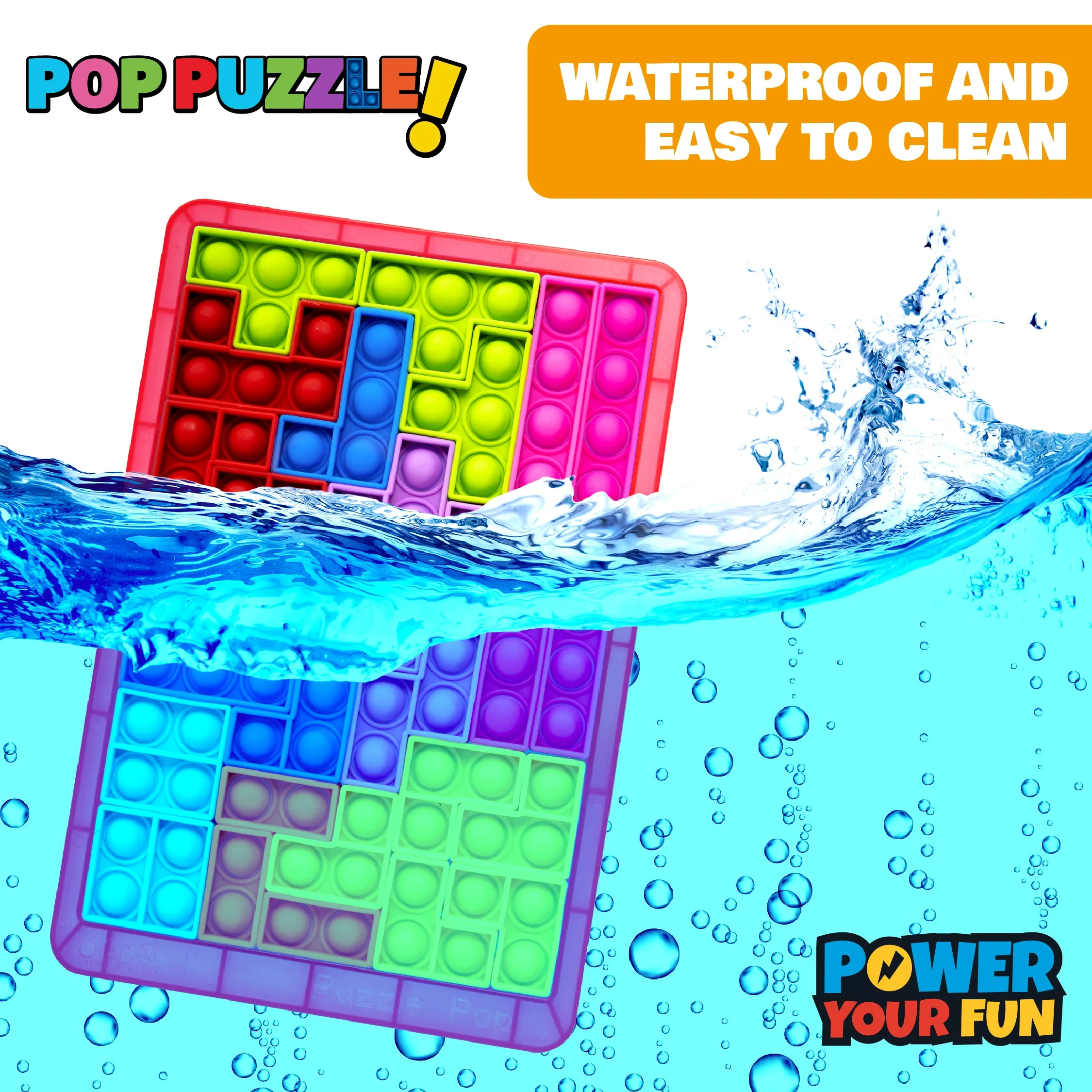 Power Your Fun 27pc Pop Puzzle Popper Fidget Game - Image 9