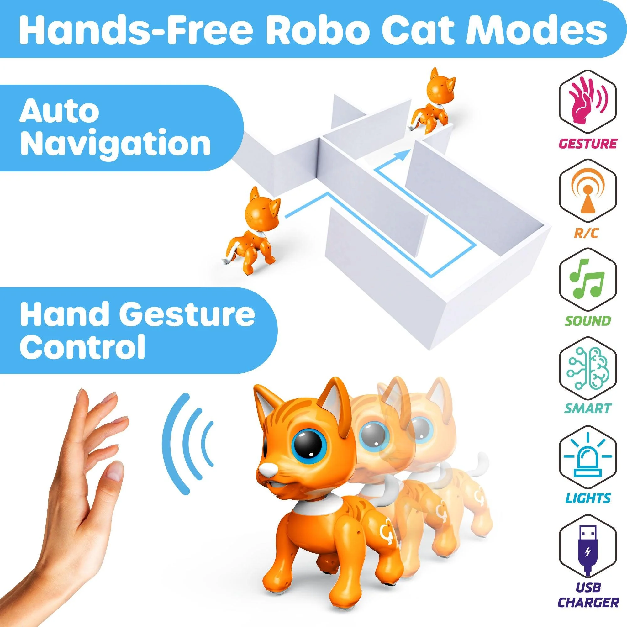 Power Your Fun Robo Pets Cat Toy - Image 4