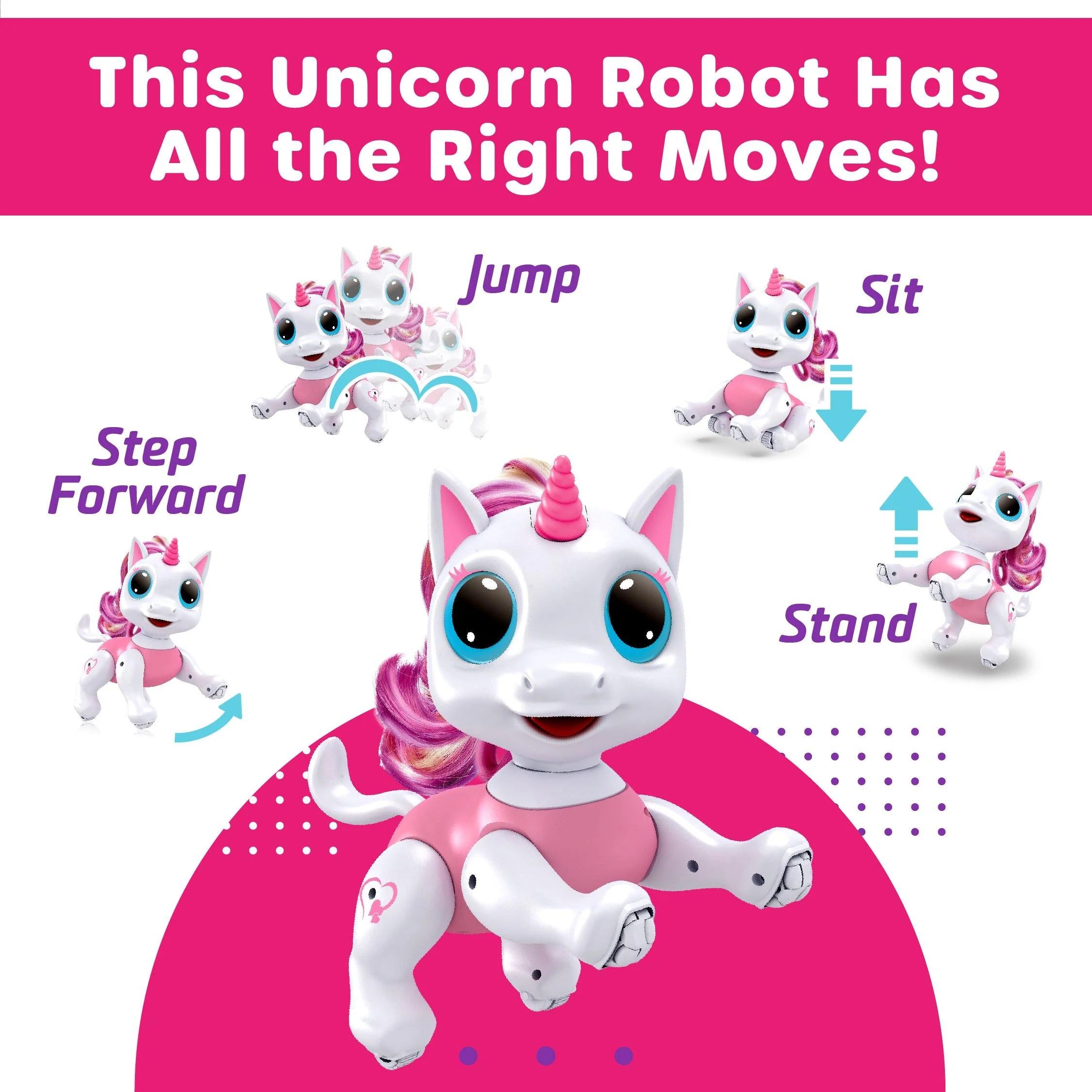 Power Your Fun Robo Pets Unicorn Toys 2pk - Image 6