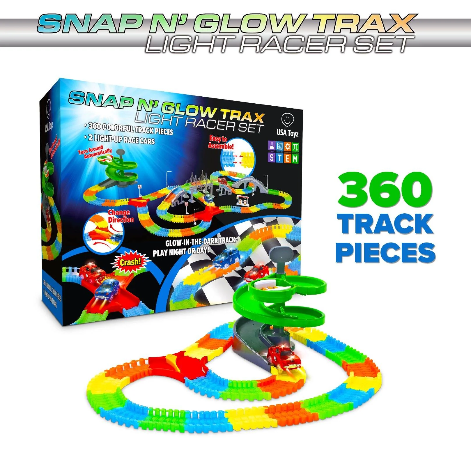Snap N' Glow Trax - Large(CF1302) - Image 9