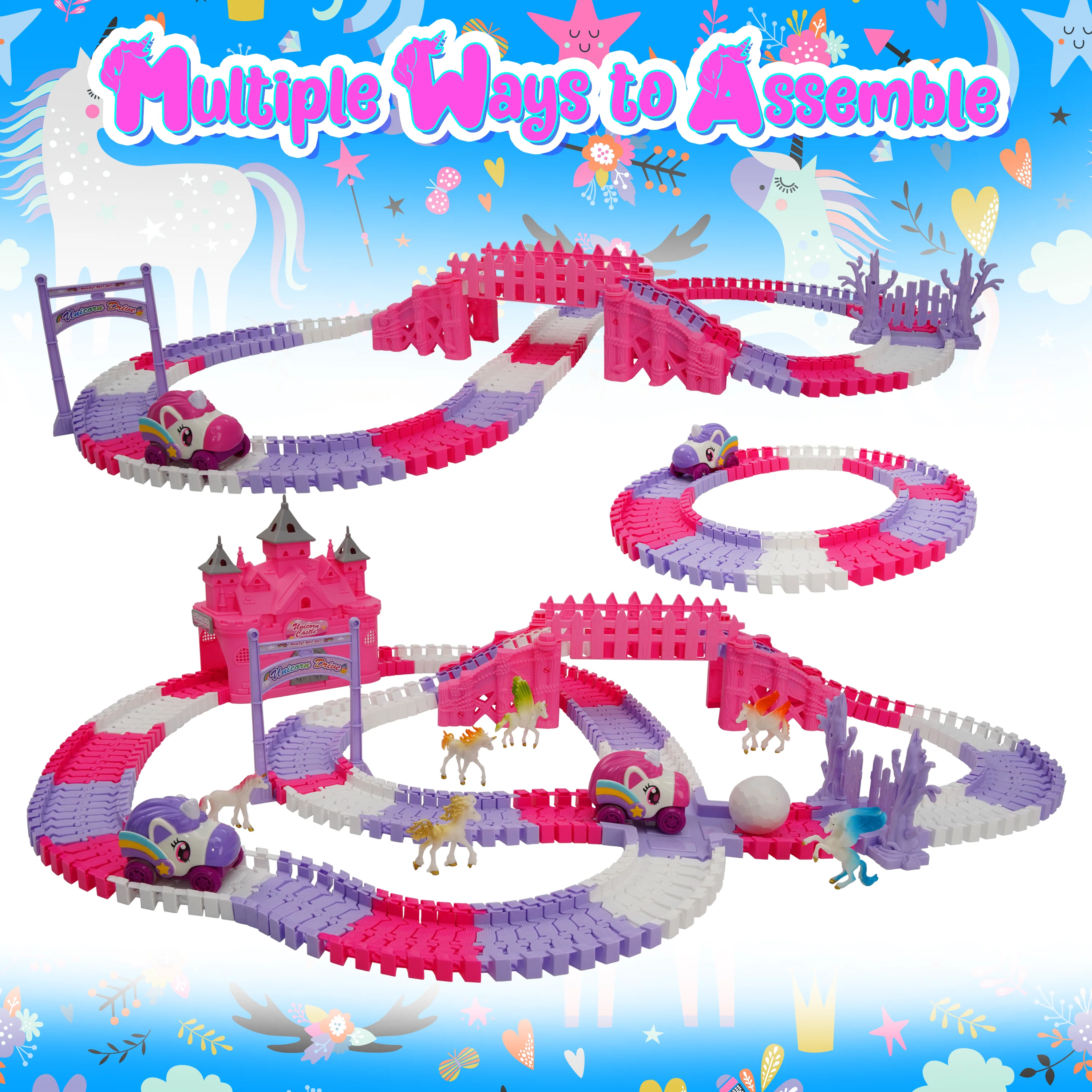 USA Toyz Unicorn Speedway Tracks – 252pc - Image 6