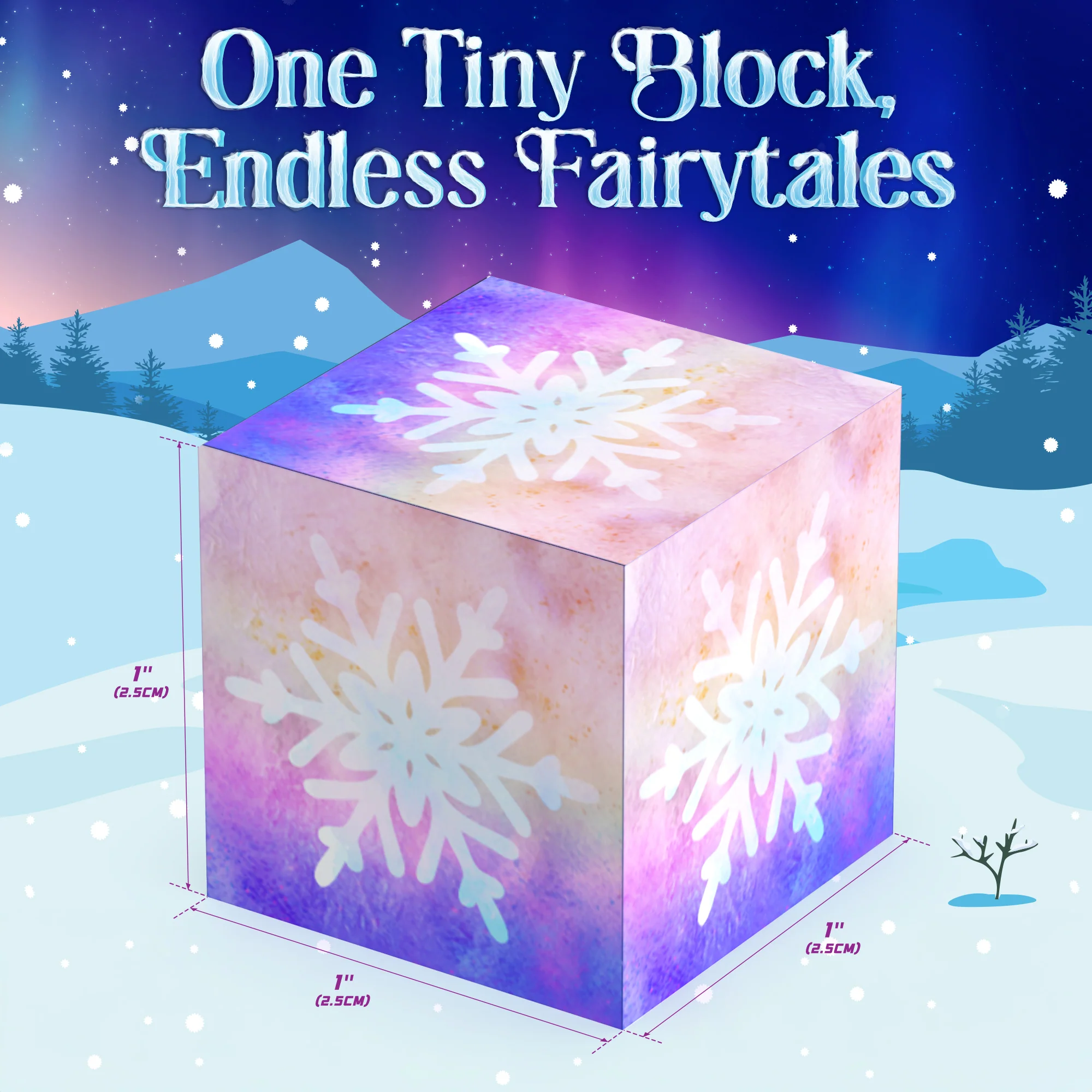 USA Toyz Blocchi Frosted Fairytale Magnetic Building Blocks Set Of 84pc - Image 7
