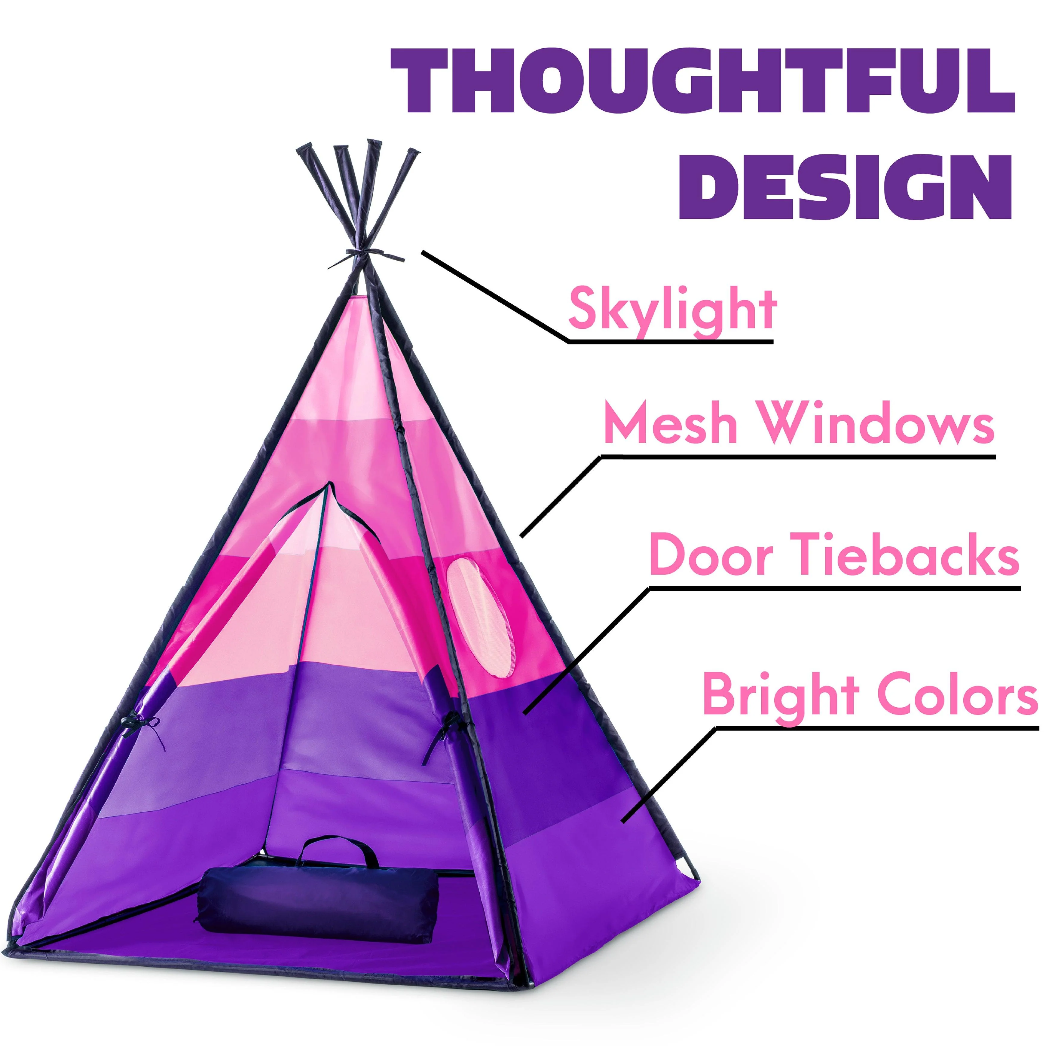 Teepee Tent (Pink) - Image 5