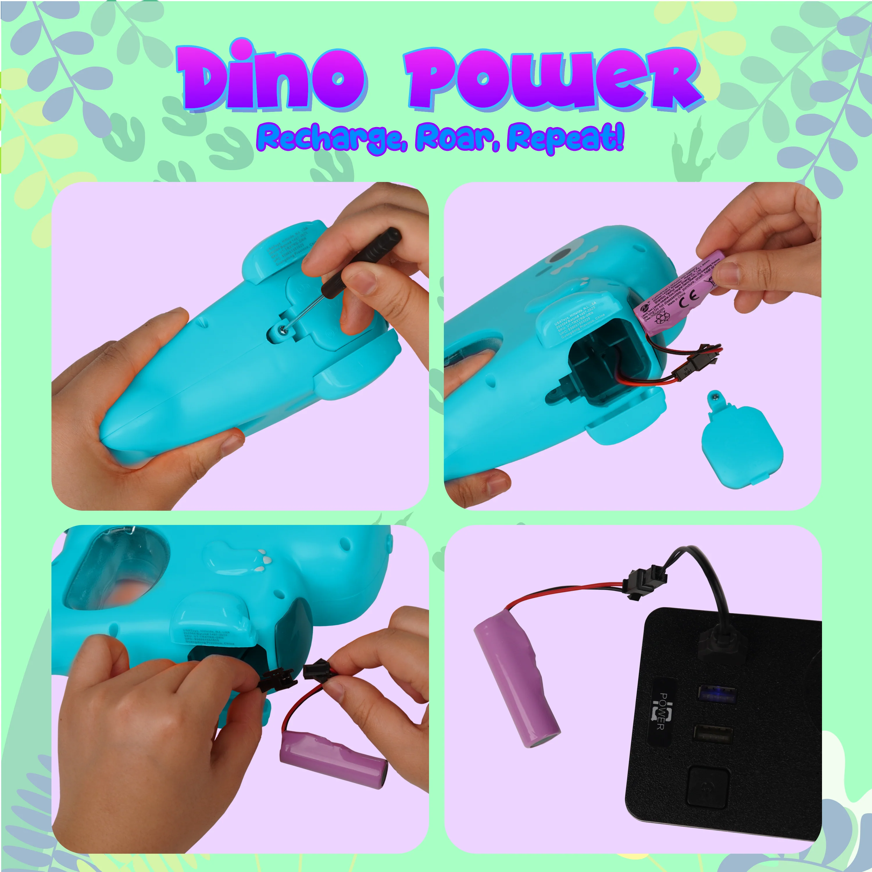 USA Toyz T-Rex Dino Water Blaster – Electric Rechargeable Dinosaur Toy for Kids - Image 10