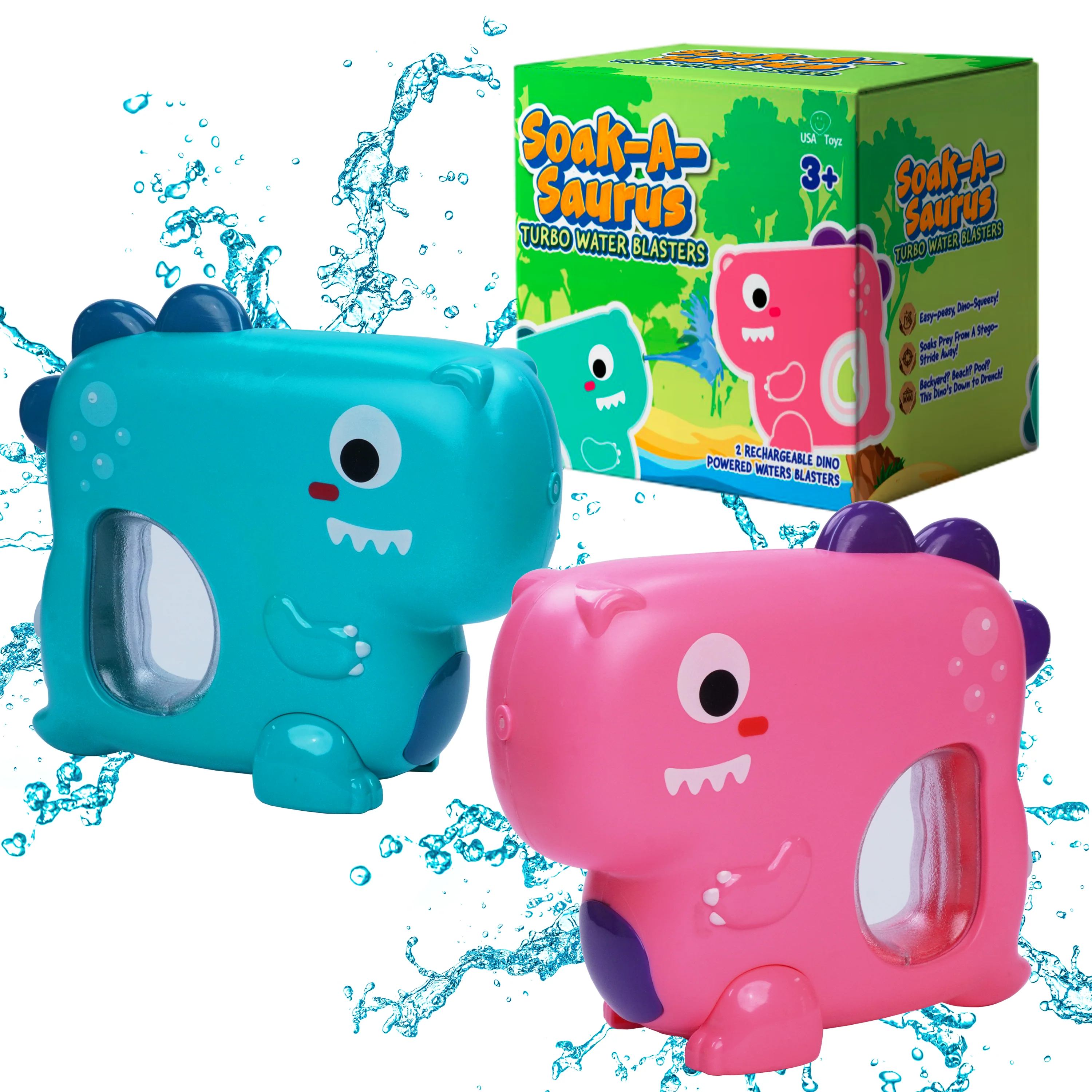 USA Toyz T-Rex Dino Water Blaster – Electric Rechargeable Dinosaur Toy for Kids - Image 13