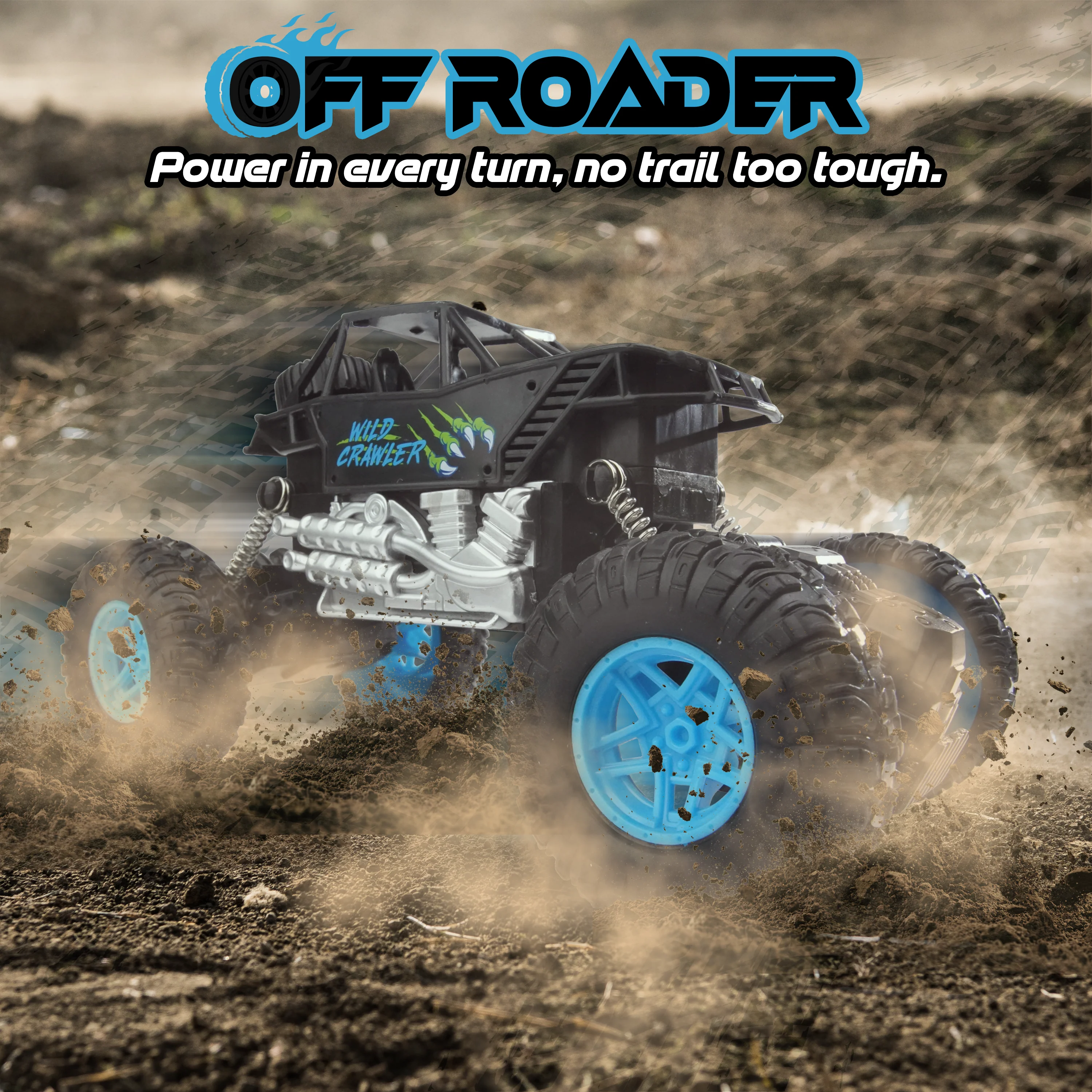 USA Toyz Wild Crawler RC Monster Truck - Image 3