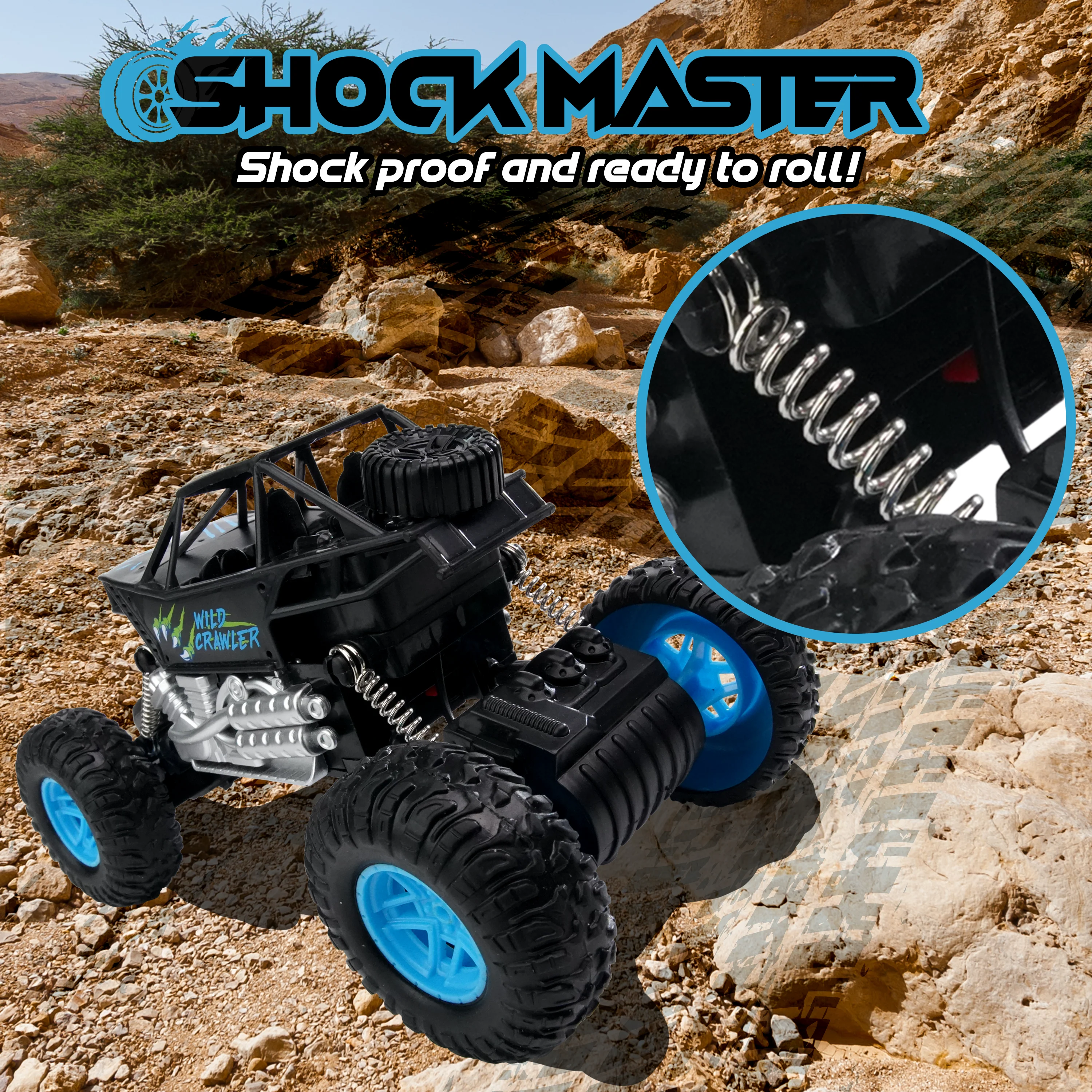 USA Toyz Wild Crawler RC Monster Truck - Image 4